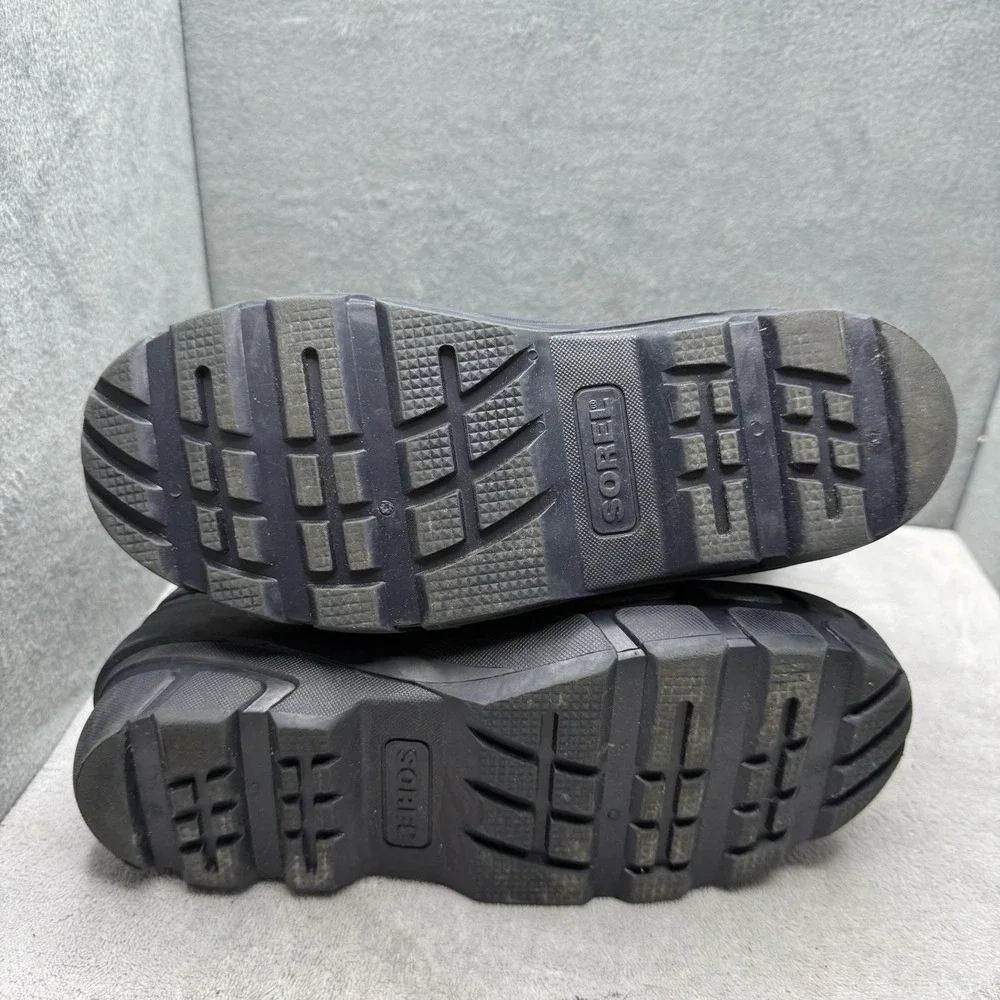 SOREL Youth Flurry Snow Boots Size 6 Blue Waterproof Insulated NY1965-464